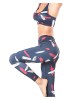 Women Color Print Yoga Set