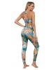 Women Color Print Yoga Set