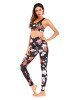 Women Color Print Yoga Set